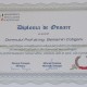 Diploma of Honor, Professor BENIAMIN COTIGARU